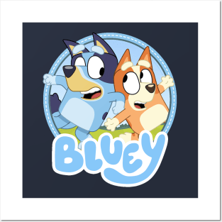 Bluey Playful Posters and Art